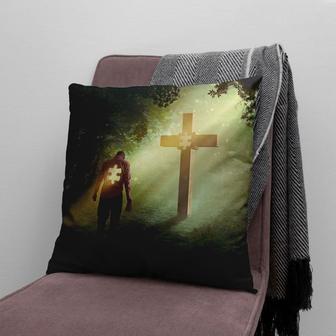 Jesus Pillow - Christian, Cross Pillow - Gift For Christian - Jesus Is The Anchor To My Soul Pillow - Monsterry CA
