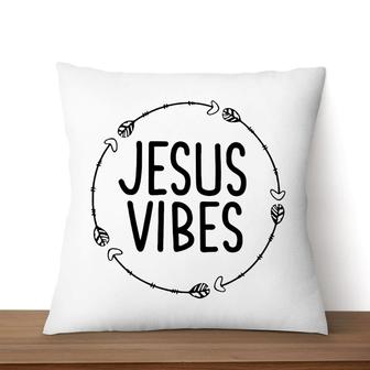 Jesus Pillow - Christian, Arrows Circle Pillow - Gift For Christian - Jesus Vibes Pillow - Monsterry DE