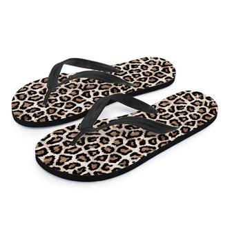 Leopard Men's Flip Flops | Newhawaiianshirts AU