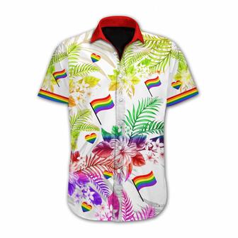 Lgbt Pride Love Is Love Vivid Design Hawaiian Shirt | Newhawaiianshirts AU