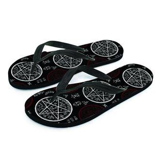 Magic Pentagram Gothic Witch Men's Flip Flops | Newhawaiianshirts