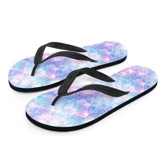 Mermaid Galaxy Space Men's Flip Flops | Newhawaiianshirts AU