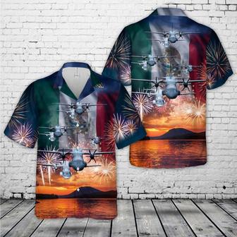 Mexican Air Force CASA During Mexico's Independence Day Hawaiian Shirt | Newhawaiianshirts AU