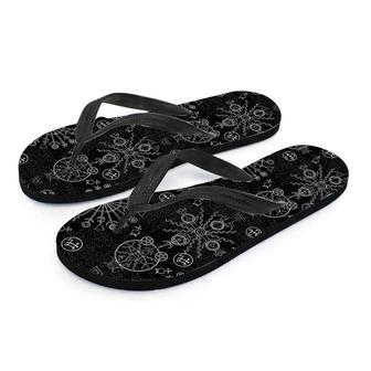 Occult Witch Gothic Men's Flip Flops | Newhawaiianshirts