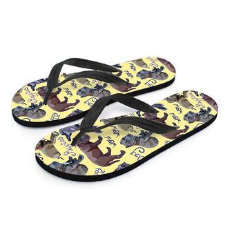 Pitbull Puppy Men's Flip Flops | Newhawaiianshirts DE