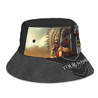 Premium Bucket Hat Winged Hussars D Over Printed Bucket Hat for Men | Newhawaiianshirts