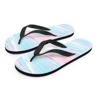 Rainbow Marble Men's Flip Flops | Newhawaiianshirts UK