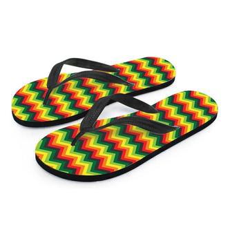 Rasta Jamaica Reggae Men's Flip Flops | Newhawaiianshirts