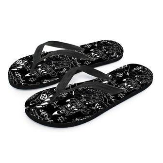 Satanic Gothic Witch Men's Flip Flops | Newhawaiianshirts AU