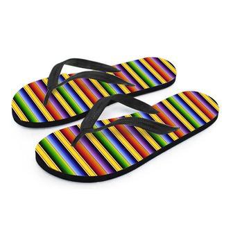 Serape Baja Men's Flip Flops | Newhawaiianshirts