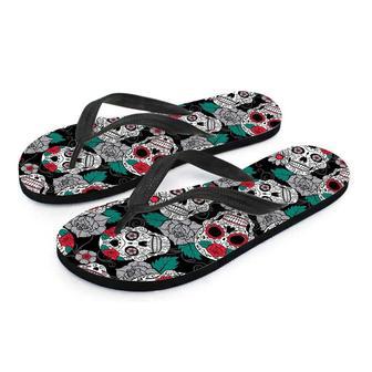 Sugar Skull Men's Flip Flops | Newhawaiianshirts UK