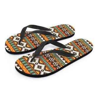 Tribal Aztec Men's Flip Flops | Newhawaiianshirts AU