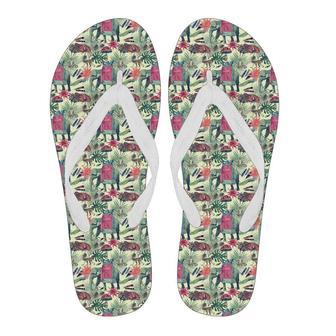 Tropical Elephant Print Men & Women Flip Flops | Newhawaiianshirts CA