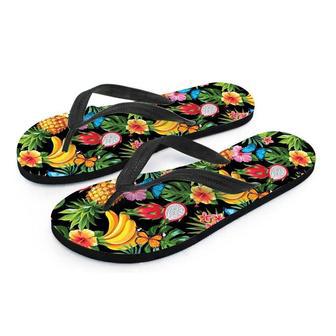 Tropical Fruit Hawaiian Print Men's Flip Flops | Newhawaiianshirts