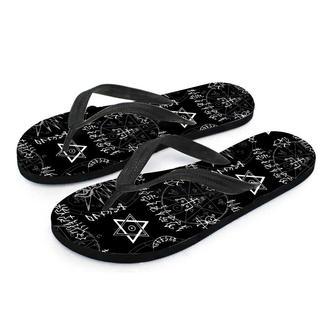 Witch Sign Print Men's Flip Flops | Newhawaiianshirts UK