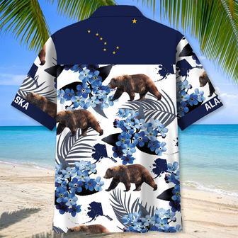 Alaska Bear Tropical Hawaiian Shirt for Men, Women, Alaska Summer Beach Shirt | Newhawaiianshirts UK