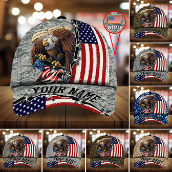 All Gave Some Veteran Cap Camo Personalized - Monsterry