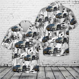 Australian Army International Harvester with Armoured Personnel Carrier Hawaiian Shirt for Men, Veteran | Newhawaiianshirts CA