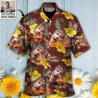 BBQ You Want Tropical Style Custom Photo Hawaiian Shirt Personalized Photo Gifts | Newhawaiianshirts