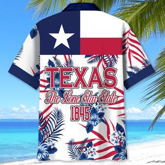 Blue Texas The Lone Star State Proud Hawaiian Shirt for Men, Women, Texas Tropical Summer Shirt | Newhawaiianshirts DE