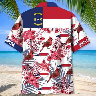 Cardinal North Carolina Proud Hawaiian Shirt for Men, Women, North Carolina Tropical Hawaiian Summer Beach Shirt | Newhawaiianshirts UK