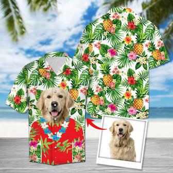 Custom Dog Face Tropical Hawaiian Shirt Cool For Dog Lovers | Newhawaiianshirts DE