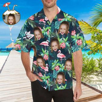 Custom Face Hawaiian Shirt Photo Hawaiian Shirt for Husband Personalized Hawaiian Shirt Photo Tropical Aloha Shirt Birthday Vacation Party Gift | Newhawaiianshirts AU