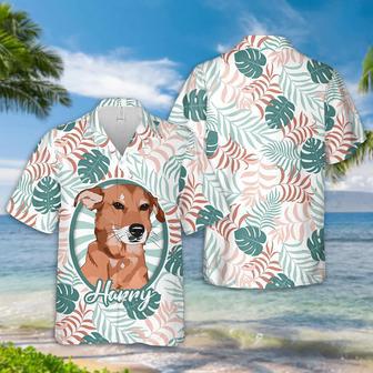 Custom Hawaiian Shirts With Dog Hand-Painted Portrait, Upload Photo Dog Shirt, Gift For Pet Lover | Newhawaiianshirts