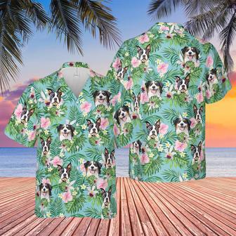 Custom Hawaiian Shirts With Pet Face, Personalized Dog Cat Floral Hawaiian Shirt, Mens Aloha Shirt | Newhawaiianshirts UK