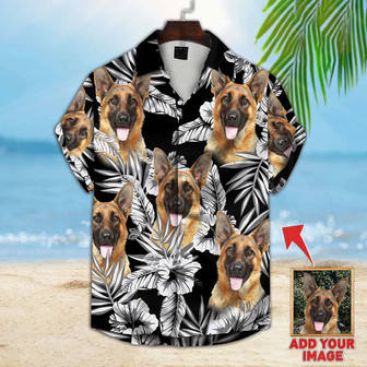 Custom Photo Dog floral Pattern Aloha Hawaiian Shirt, Gift for Dog lovers, Summer Dog Hawaiian shirt For Men, Women | Newhawaiianshirts