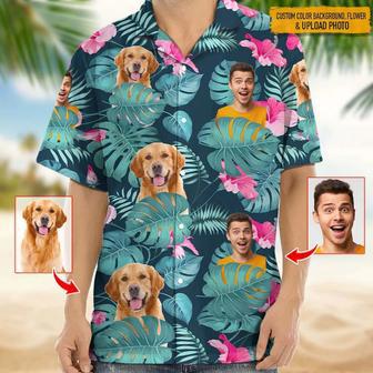 Custom Photo Men and Pet Hawaiian Shirt, Dog Hawaiian Shirt, Best Shirt for Men Women in Summer | Newhawaiianshirts DE