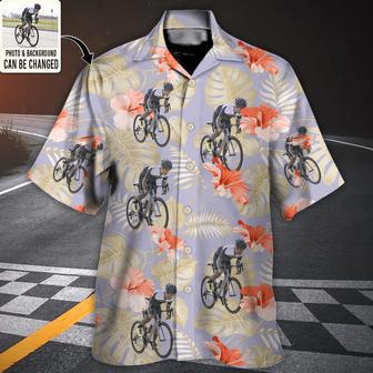 Cycling You Want Tropical Style Custom Photo Hawaiian Shirt Personalized Photo Gifts | Newhawaiianshirts