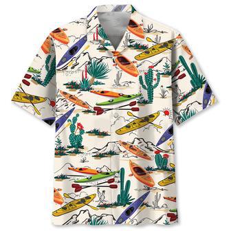 Desert Kayak Hawaiian Shirt for Men, Women, Kayak Summer Beach Shirt | Newhawaiianshirts