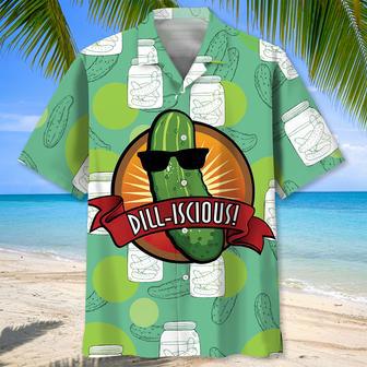 Dilliscious Pickle Hawaiian Shirt for Men, Husband | Newhawaiianshirts UK