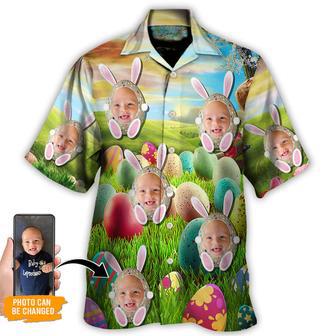 Easter This Is My Easter Shirt Bunny Cute Custom Photo Hawaiian Shirt Personalized Photo Gifts | Newhawaiianshirts DE