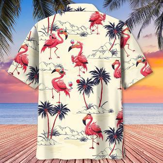 Flamingo Pink Ice Cream Hawaiian Shirt for Men, Women Summer Aloha Hawaiian Shirt | Newhawaiianshirts CA