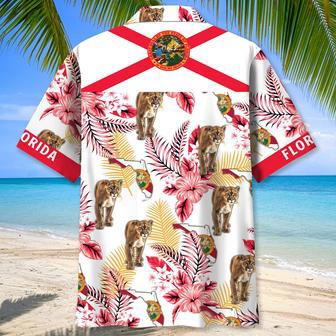 Florida Proud Hawaiian Shirt for Men, Women, Florida State Flag Hawaiian Summer Beach Shirt | Newhawaiianshirts AU