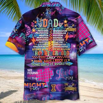 Funny Dad Tour Colorful Hawaiian Shirt for Men, Daddy, Father Summer Beach Shirt | Newhawaiianshirts UK