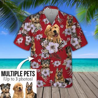 Funny Dog Custom Photo Hawaiian Shirt, Dog Hawaiian Shirt, Summer Shirt for Dog Lover | Newhawaiianshirts AU