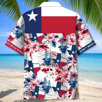 Funny Don't Mess With Texas Tropical Hawaiian Shirt for Men, Women | Newhawaiianshirts UK