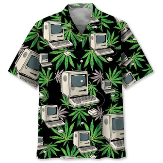 Funny Retro Computer Hawaiian Shirt for Men IT, Coder, Computer Lovers | Newhawaiianshirts