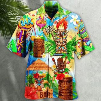 Funny Tiki Bar Tropical Aloha Hawaiian Shirt for Men, Women Beach Shirt | Newhawaiianshirts