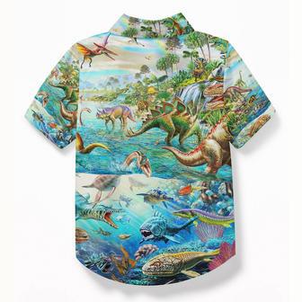 Discover The Dinosaurs World Custom Kid Hawai Shirt | Newhawaiianshirts AU