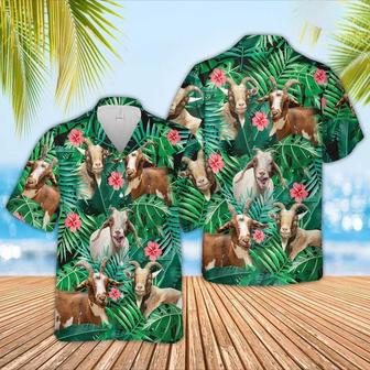 Goat Tropical Summer Hawaiian Shirt for Farmers, Men, Women | Newhawaiianshirts UK