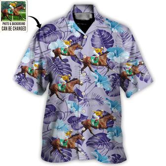 Horse You Want Tropical Style Custom Photo Hawaiian Shirt, Personalized Hawaiian Shirt for Men Women, Horse Lover | Newhawaiianshirts DE