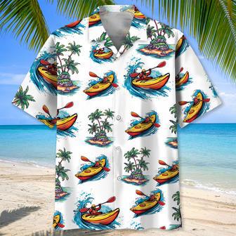 Kayak Summer Hawaiian Shirt for Men, Women, Summer Family Kayak Hawaiian Shirt | Newhawaiianshirts UK