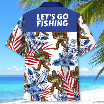 Let's Go Fishing Tropical Hawaiian Shirt for Men, Women, Skull Fishing, WTF Where is the Fish Beer Shirt | Newhawaiianshirts