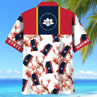 Magnolia Proud Hawaiian Shirt for Men, Women, Magnolia Tropical Hawaiian Summer Beach Shirt | Newhawaiianshirts