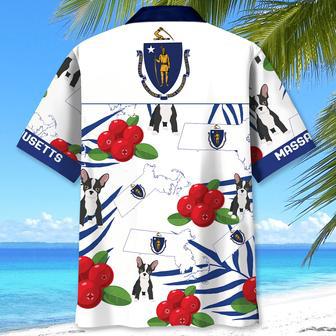 Massachusetts State Proud Hawaiian Shirt for Men, Women, Massachusetts Tropical Summer Beach Shirt | Newhawaiianshirts UK