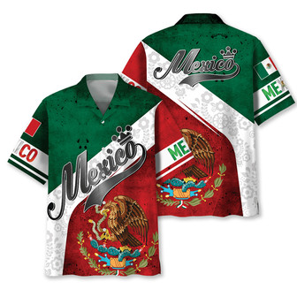 Mexico Proud Hawaiian Shirt for Men, Mexican Summer Shirt | Newhawaiianshirts